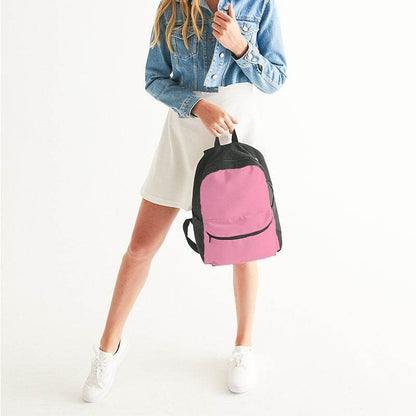 Light Muted Pink Canvas Backpack (PI-MU-LI) - Woman