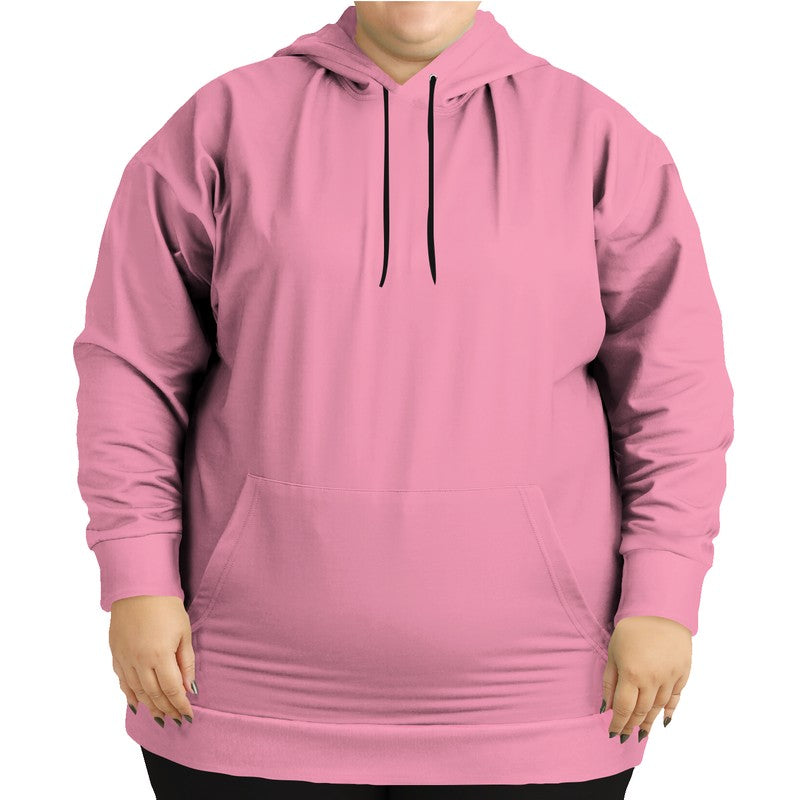 Light Muted Pink Hoodie PLUS (PI-MU-LI) - Woman Front PLUS