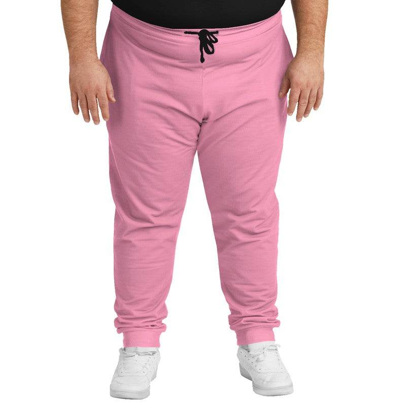 Light Muted Pink Joggers PLUS (PI-MU-LI) - Man Front PLUS