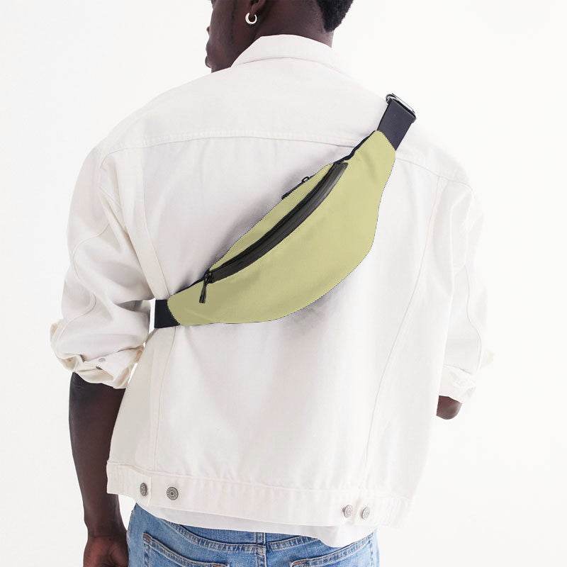 Light Muted Yellow Belt Bag (LY2-MU-LI) - Man Back