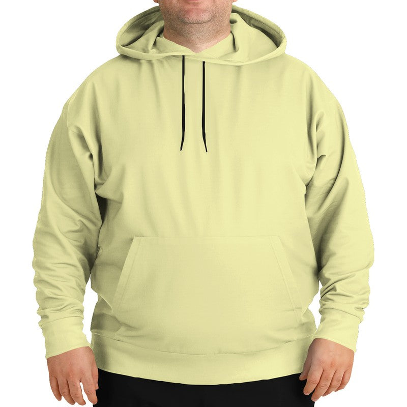 Light Muted Yellow Hoodie PLUS (LY2-MU-LI) - Man Front PLUS