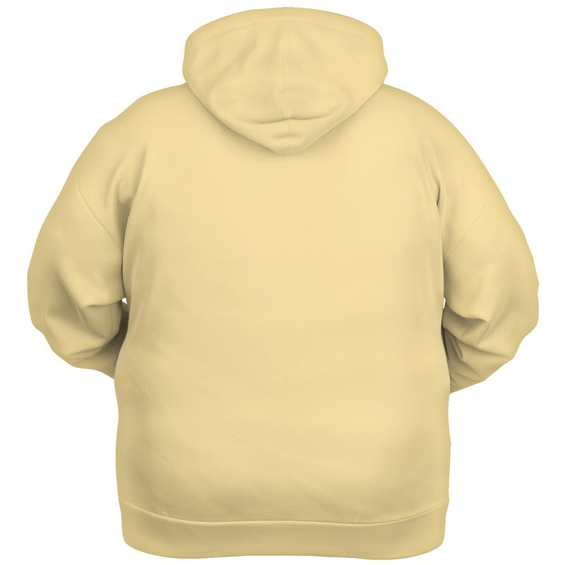 Light Muted Yellow Hoodie PLUS (Y-MU-LI) - Ghost Back PLUS