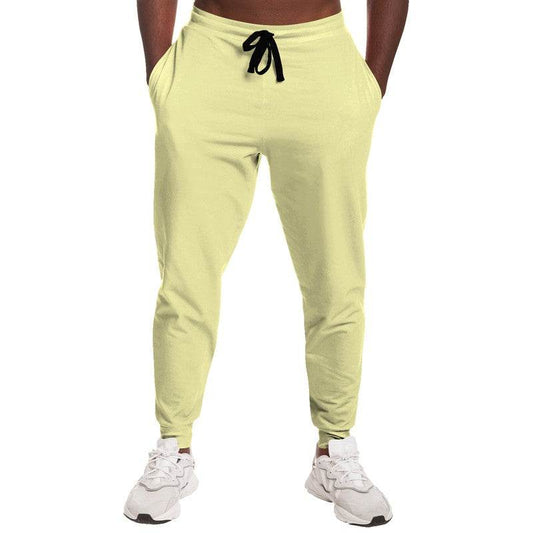 Light Muted Yellow Joggers (LY2-MU-LI) - Man Front