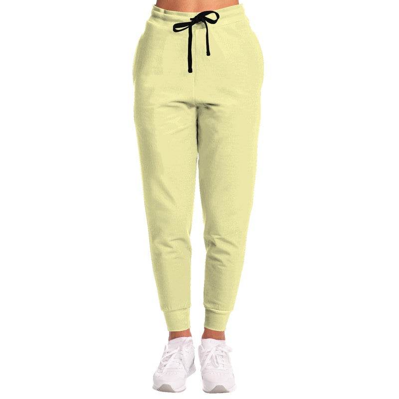 Light Muted Yellow Joggers (LY2-MU-LI) - Woman Front