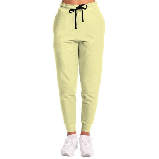 Light Muted Yellow Joggers (LY2-MU-LI) - Woman Front