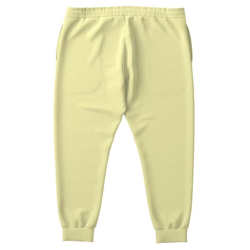 Light Muted Yellow Joggers PLUS (LY2-MU-LI) - Back PLUS