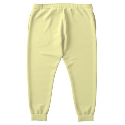 Light Muted Yellow Joggers PLUS (LY2-MU-LI) - Back PLUS