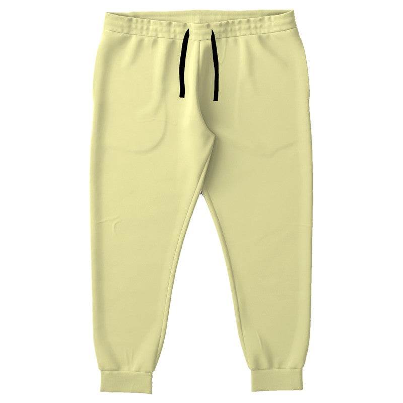 Light Muted Yellow Joggers PLUS (LY2-MU-LI) - Front PLUS