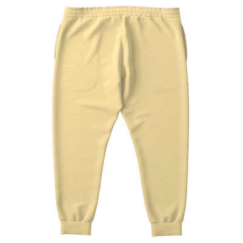Light Muted Yellow Joggers PLUS (Y-MU-LI) - Back PLUS