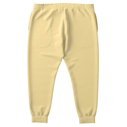 Light Muted Yellow Joggers PLUS (Y-MU-LI) - Back PLUS