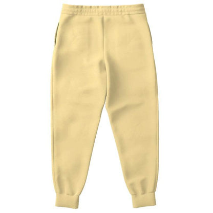 Light Muted Yellow Joggers (Y-MU-LI) - Back