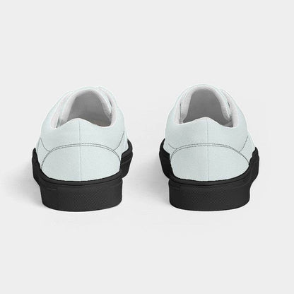 Light Neutral Blue-Green Men's Canvas Sneakers (CBG2-NE-LI) - Back