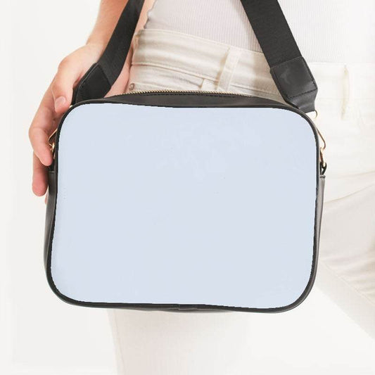 Light Neutral Blue Crossbody Bag (IB2-NE-LI) - Woman Front CloseUp