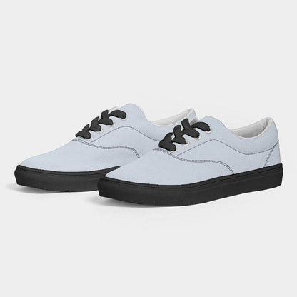 Light Neutral Blue Men's Canvas Sneakers (IB2-NE-LI) - Side 3