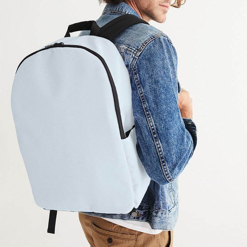 Light Neutral Blue Waterproof Backpack (B-NE-LI) - Man CloseUp