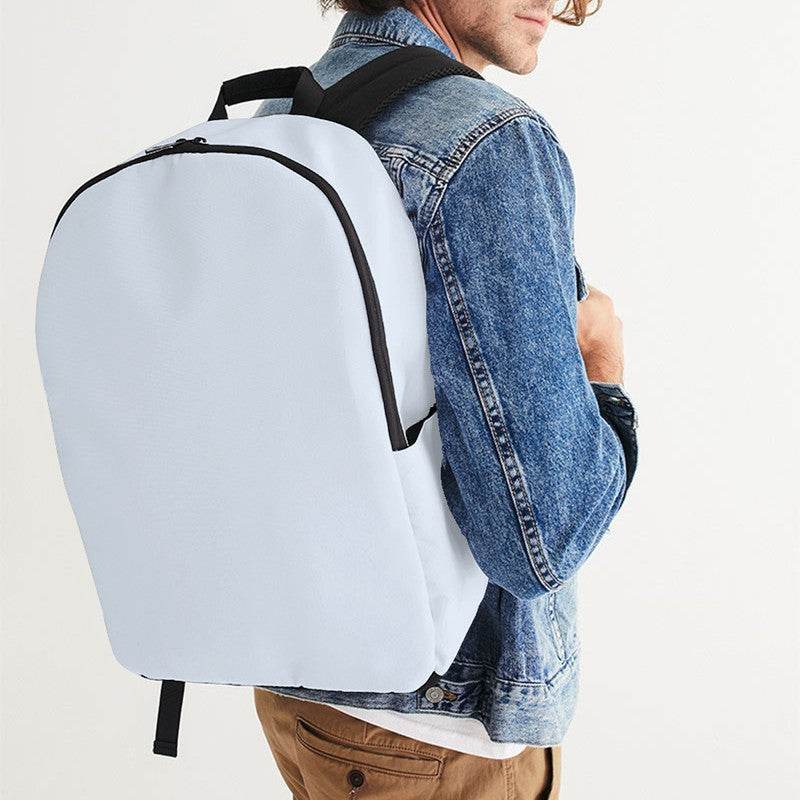 Light Neutral Blue Waterproof Backpack (IB2-NE-LI) - Man CloseUp