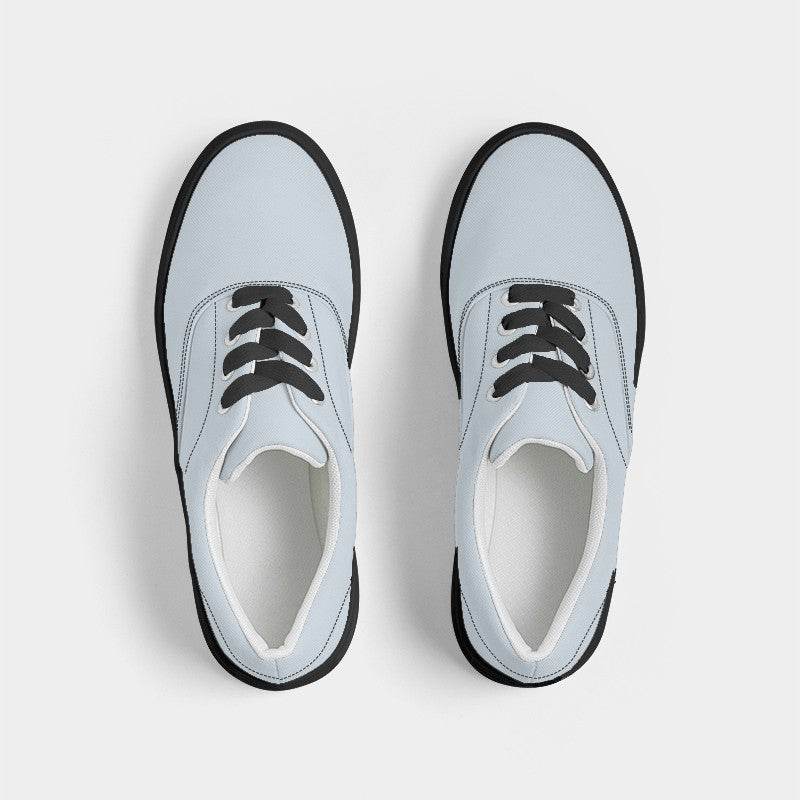 Light Neutral Blue Women's Canvas Sneakers (B-NE-LI) - Top