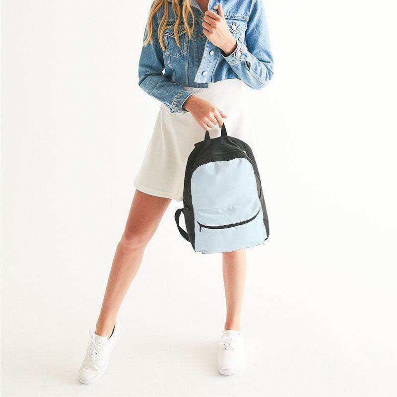 Light Neutral Cyan Canvas Backpack (BC2-NE-LI) - Woman