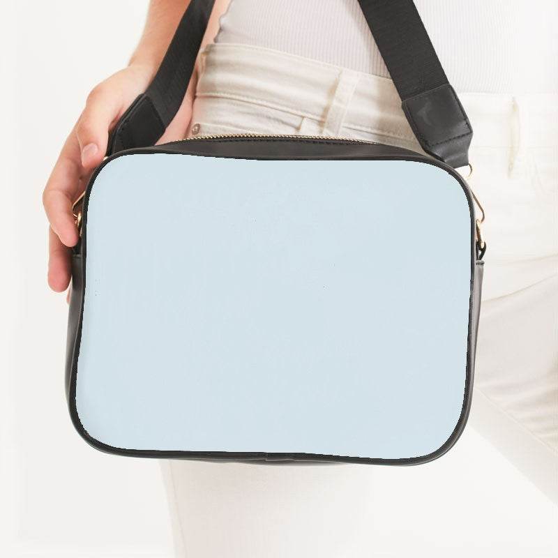 Light Neutral Cyan Crossbody Bag (BC2-NE-LI) - Woman Front CloseUp