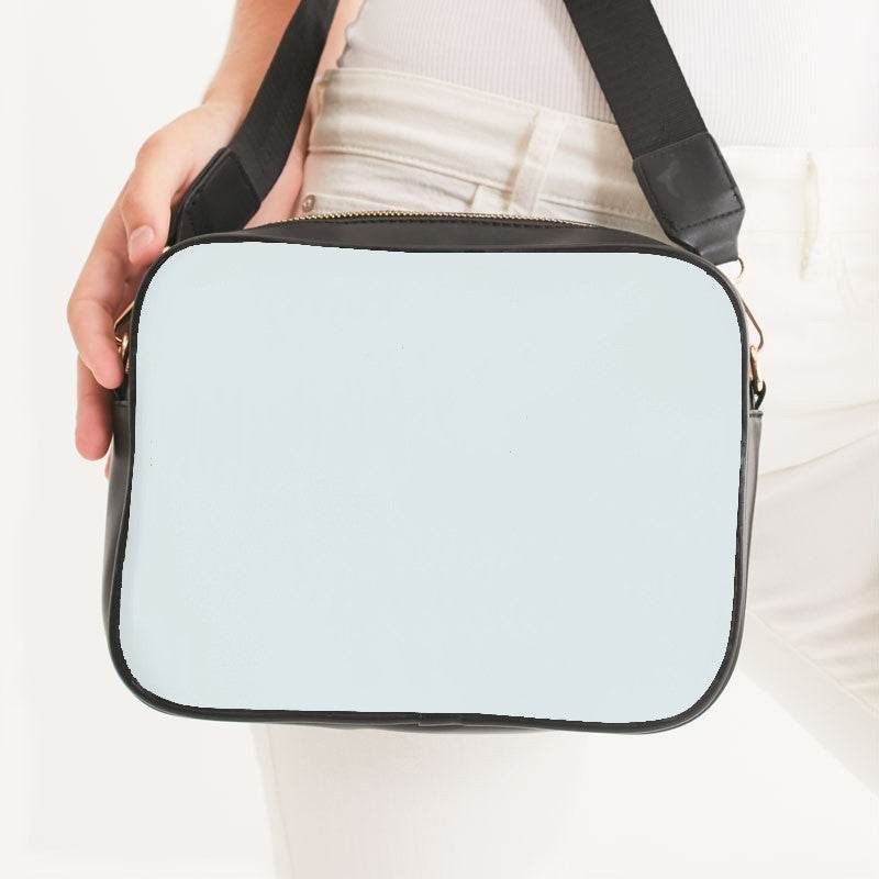 Light Neutral Cyan Crossbody Bag (C-NE-LI) - Woman Front CloseUp
