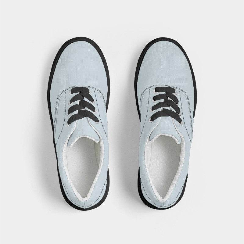 Light Neutral Cyan Women's Canvas Sneakers (BC2-NE-LI) - Top