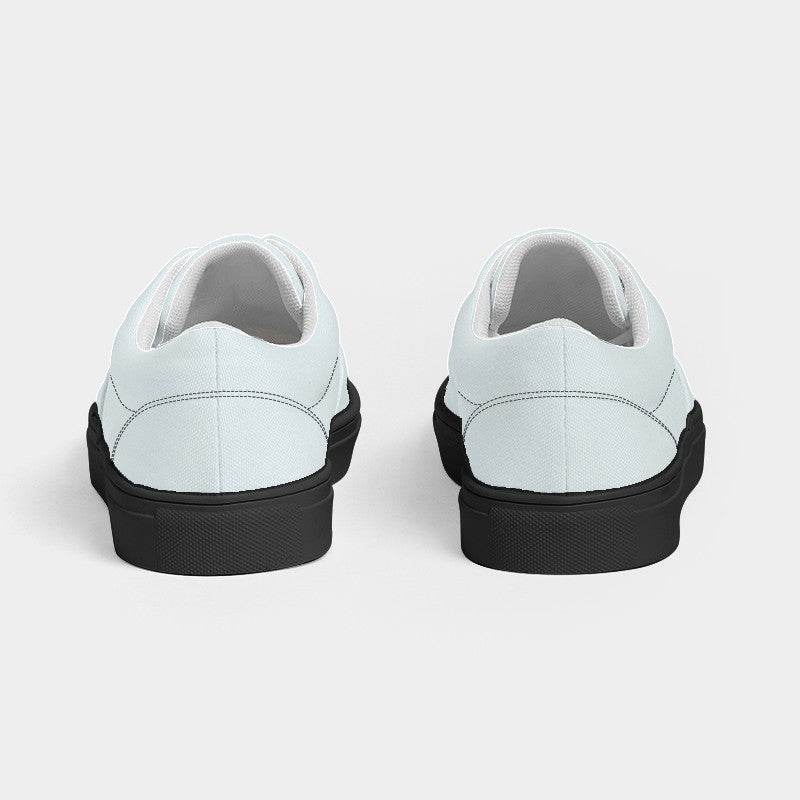 Light Neutral Cyan Women's Canvas Sneakers (C-NE-LI) - Back