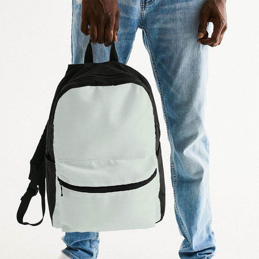 Light Neutral Green Canvas Backpack (G-NE-LI) - Man Holding