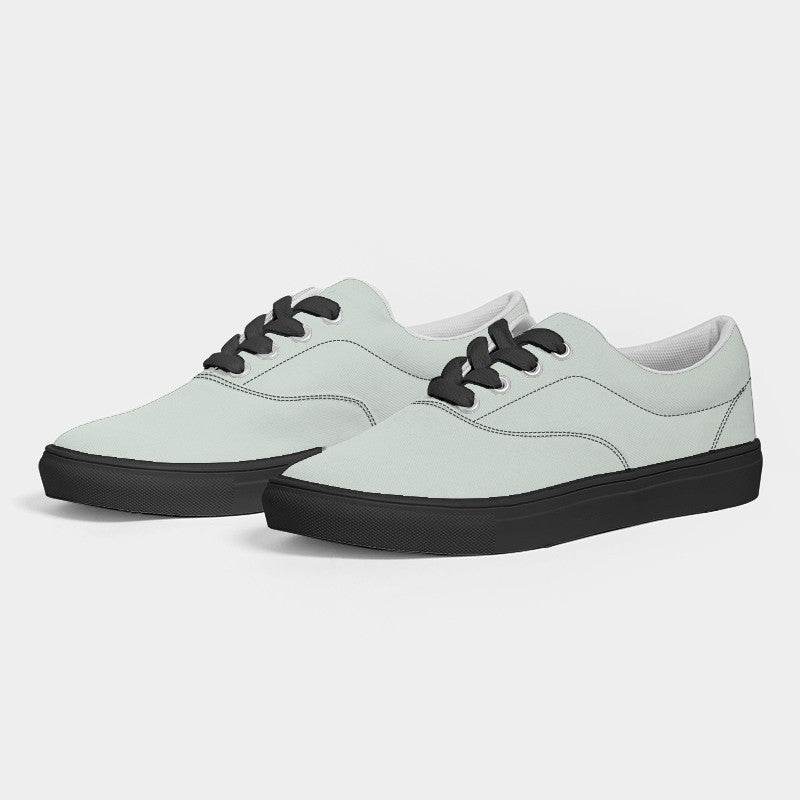 Light Neutral Green Men's Canvas Sneakers (G-NE-LI) - Side 3
