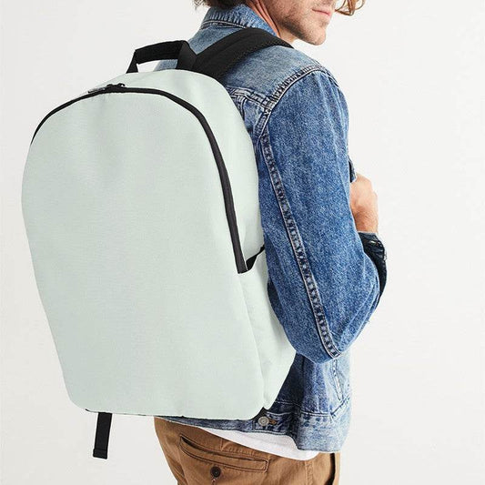 Light Neutral Green Waterproof Backpack (G-NE-LI) - Man CloseUp