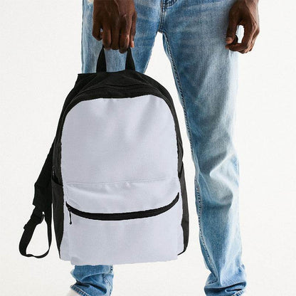 Light Neutral Indigo Canvas Backpack (I-NE-LI) - Man Holding
