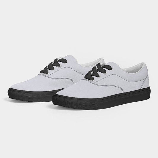 Light Neutral Indigo Men's Canvas Sneakers (PUI2-NE-LI) - Side 3