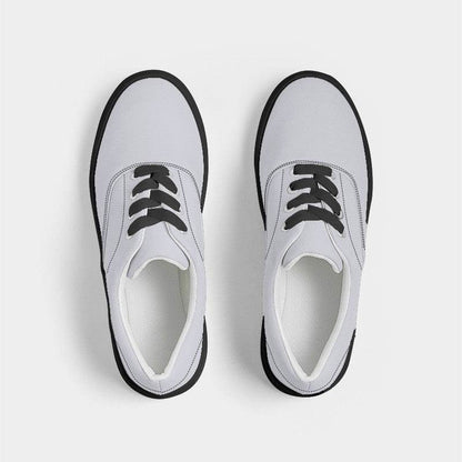 Light Neutral Indigo Men's Canvas Sneakers (PUI2-NE-LI) - Top