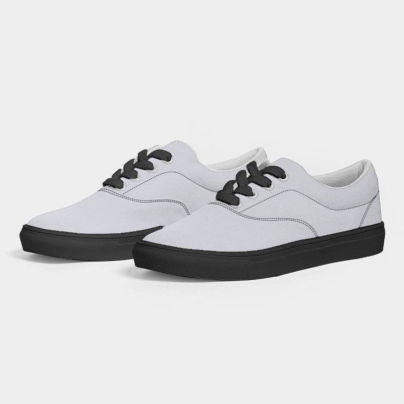 Light Neutral Indigo Women's Canvas Sneakers (PUI2-NE-LI) - Side 3