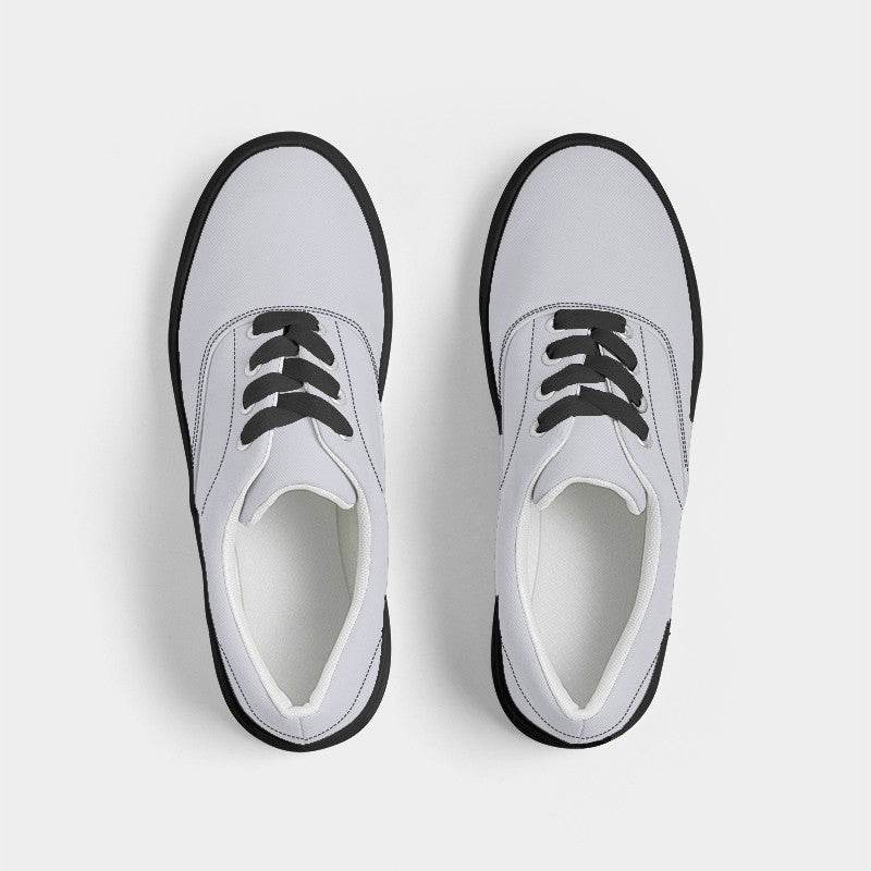 Light Neutral Indigo Women's Canvas Sneakers (PUI2-NE-LI) - Top