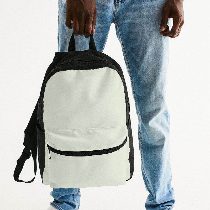 Light Neutral Lime Canvas Backpack (L-NE-LI) - Man Holding