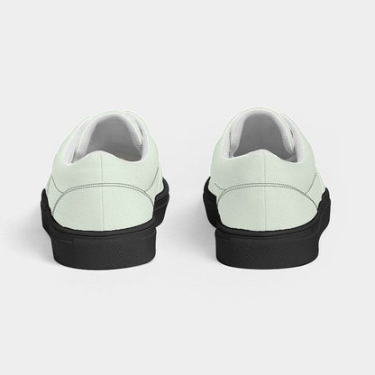 Light Neutral Lime Men's Canvas Sneakers (GL2-NE-LI) - Back