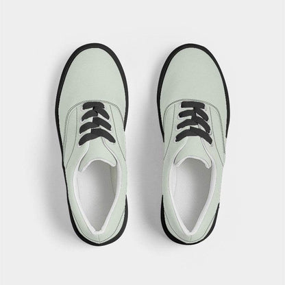 Light Neutral Lime Men's Canvas Sneakers (GL2-NE-LI) - Top