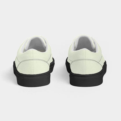 Light Neutral Lime Men's Canvas Sneakers (L-NE-LI) - Back