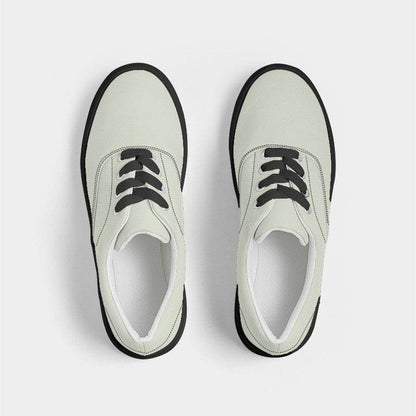 Light Neutral Lime Men's Canvas Sneakers (L-NE-LI) - Top