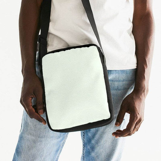 Light Neutral Lime Messenger Pouch (GL2-NE-LI) - Man Front CloseUp