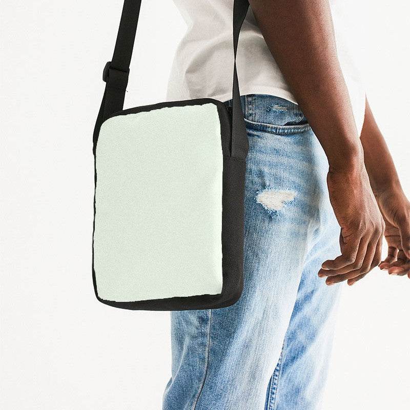 Light Neutral Lime Messenger Pouch (GL2-NE-LI) - Man Side CloseUp