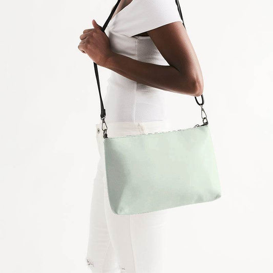 Light Neutral Lime Zip Pouch (GL2-NE-LI) - Side CloseUp