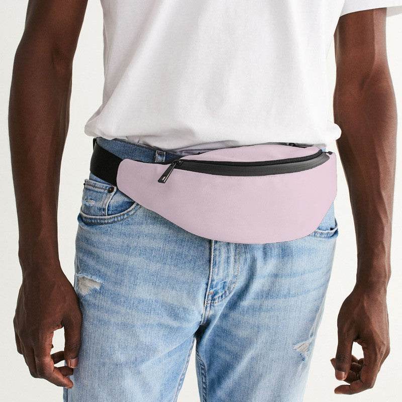 Light Neutral Magenta Belt Bag (PIM2-NE-LI) - Man Front CloseUp