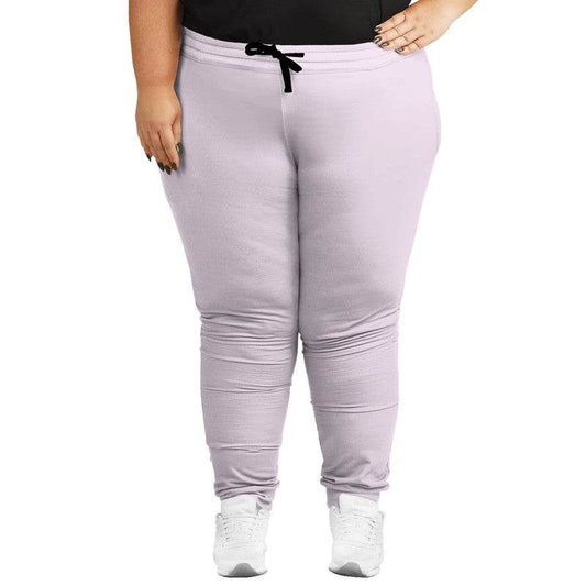 Light Neutral Magenta Joggers PLUS (M-NE-LI) - Woman Front PLUS