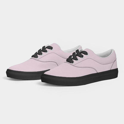 Light Neutral Magenta Men's Canvas Sneakers (PIM2-NE-LI) - Side 3