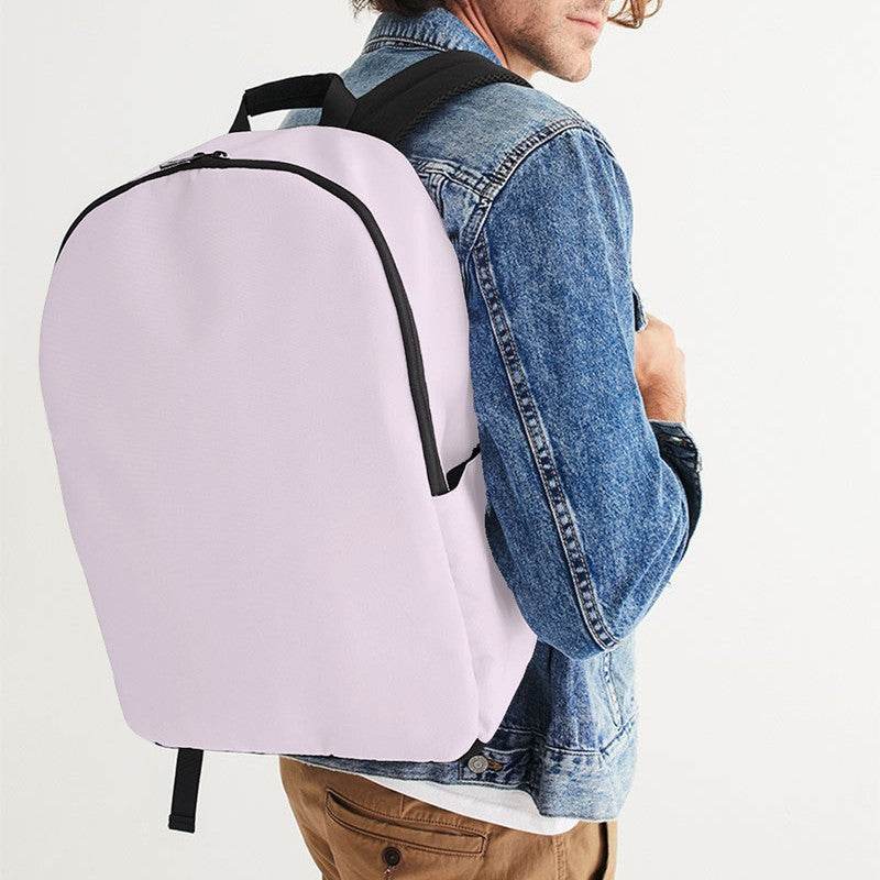 Light Neutral Magenta Waterproof Backpack (M-NE-LI) - Man CloseUp