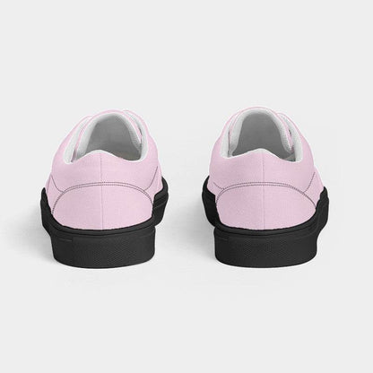 Light Neutral Magenta Women's Canvas Sneakers (PIM2-NE-LI) - Back