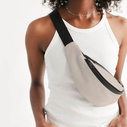 Light Neutral Orange Belt Bag (O-NE-LI) - Woman Front CloseUp