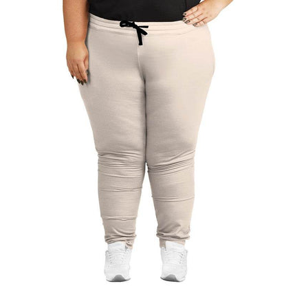 Light Neutral Orange Joggers PLUS (O-NE-LI) - Woman Front PLUS