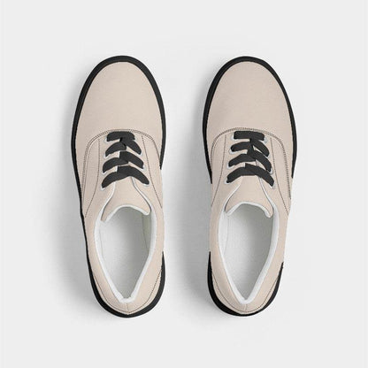 Light Neutral Orange Women's Canvas Sneakers (O-NE-LI) - Top